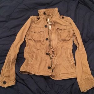 Abercrombie and Fitch tan Jacket